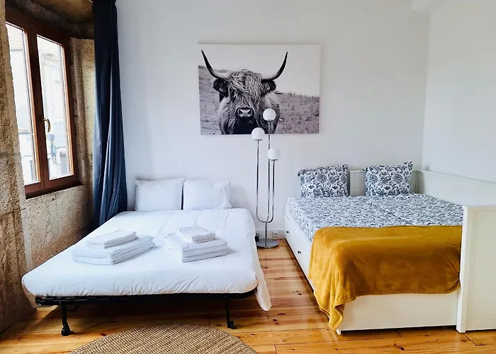 Charming Studio With Rooftop In Porto