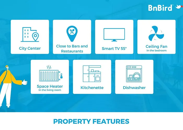 Inspiring City Center 1Br Apartment
