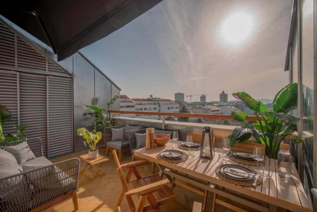 Eco Penthouse In Downtown With Rooftop & Parking Appartement