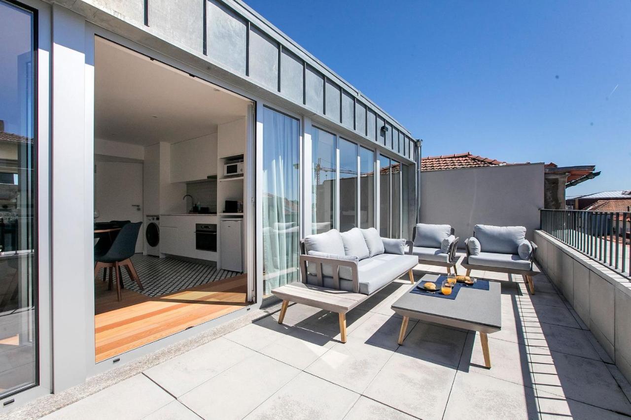 Luminous Premium Loft W/ac & Terrace By Lovelystay Porto