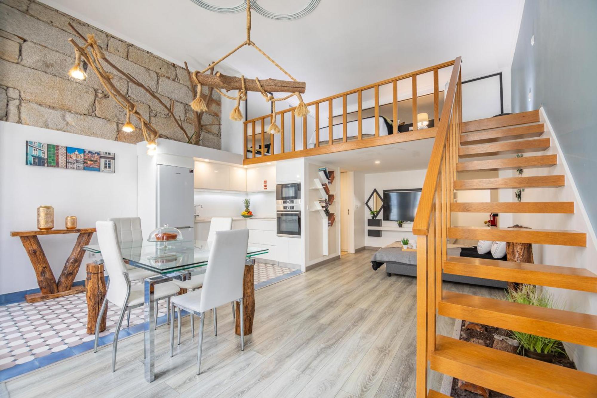Deluxe Spacious Flats W Mezzanine By Host Wise * Porto