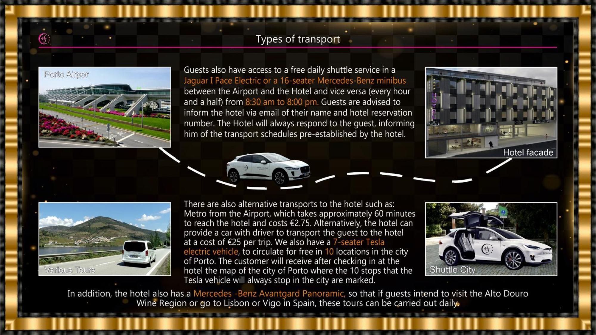 Jaguar - Airport To And Center And Vice-versa Is A Free And Continuous Shuttle Service From 7am To 8pm 4* Porto