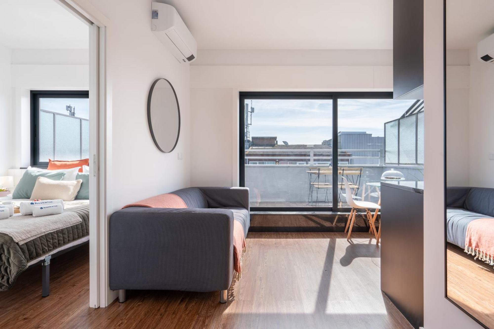 Host Wise - Sunny Bright Flat W Balcony Apartment Porto
