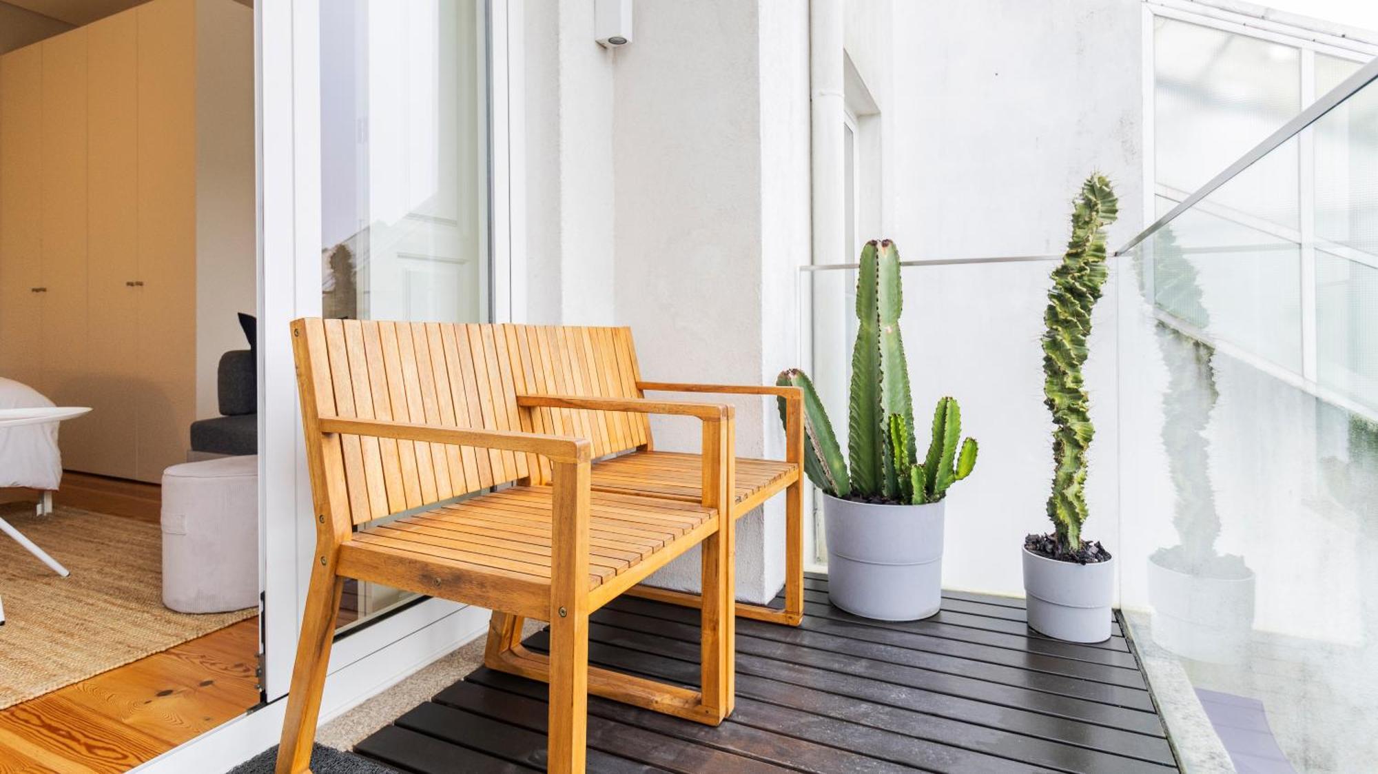 D858 - Comfort Near Downtown - Ac & Balcony Apartamento Porto
