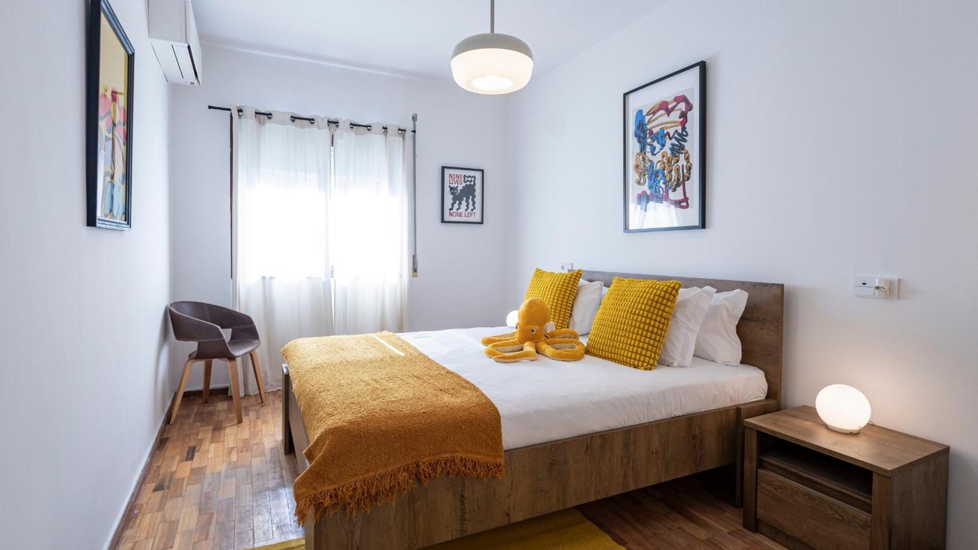 Elegant 3br In Downtown W Ac By Lovelystay Apartment Porto