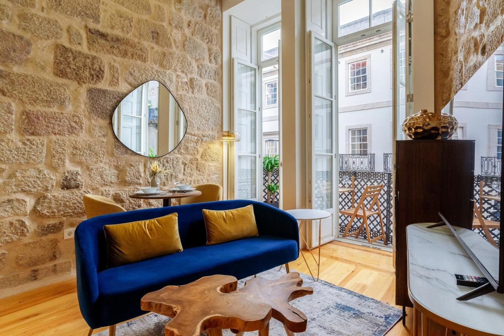 Stylish Loft With Balcony And Douro River View Apartment