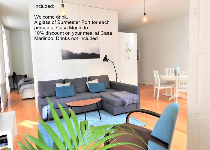 Oporto Delight 1 Luxury Apartment In Historic Center With Balcony Max 4 P