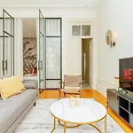 Loft With Balcony And A Gorgeous Classic Ceiling