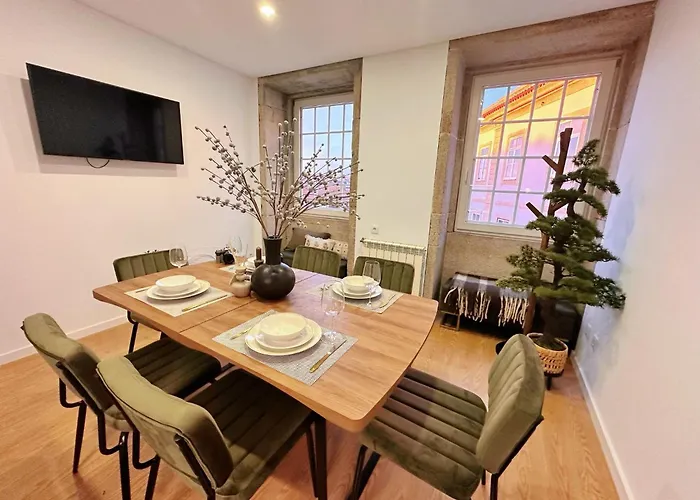 Downtown Premiu In Center Of Porto 3Br With Ac