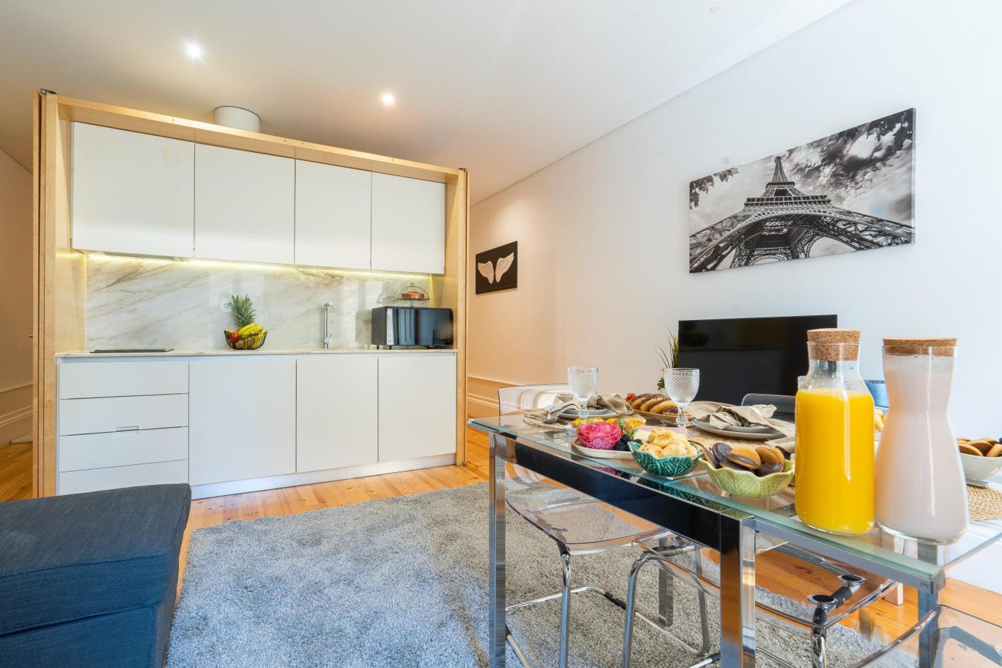 Host Wise - Bright Downtown Flat W Terrace Apartment Porto